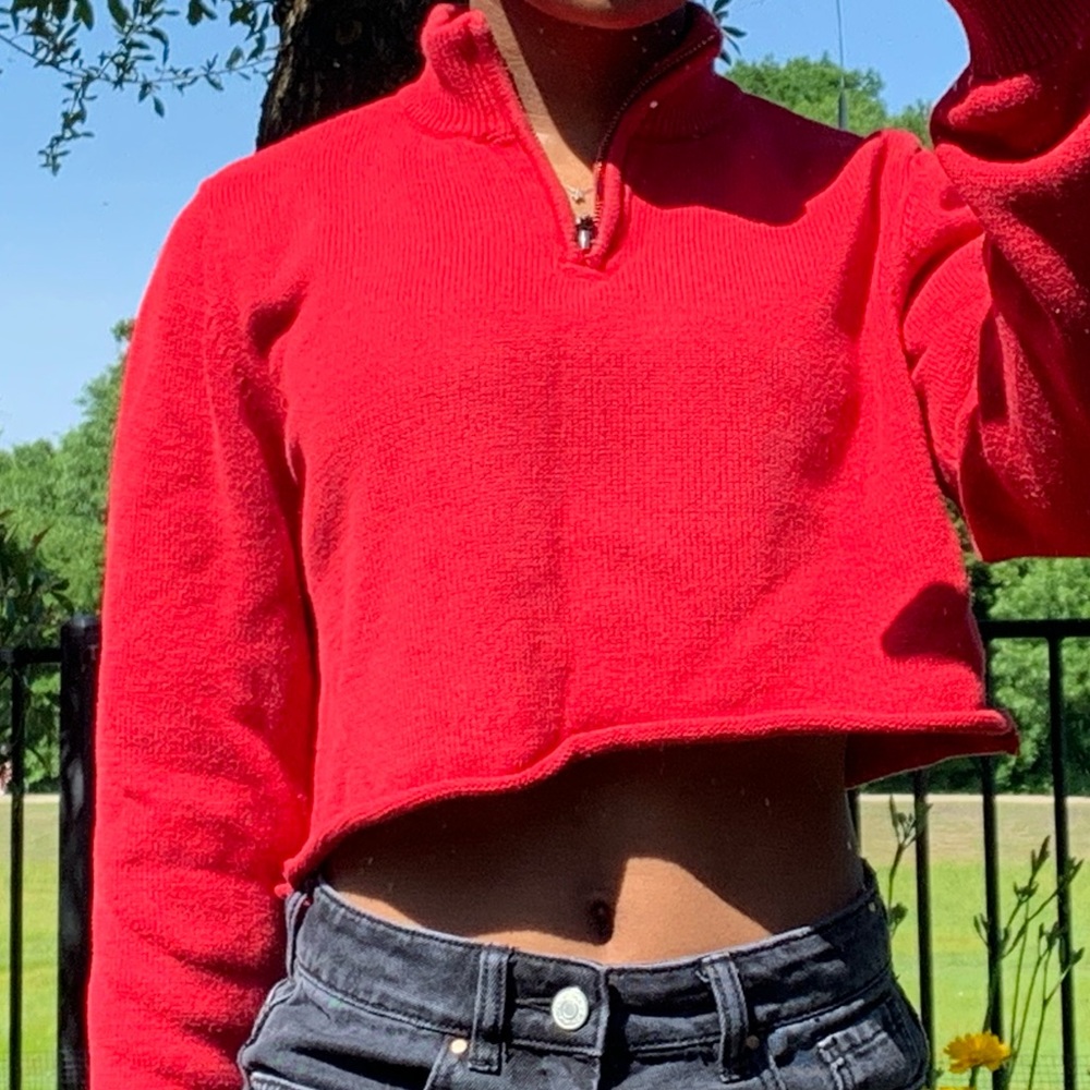 VINTAGE Cropped Pullover ☄️ - Picture 3 of 4